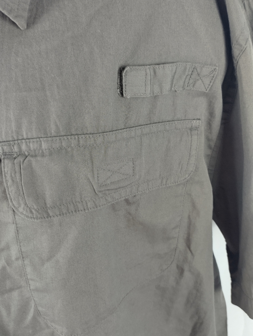 Wrangler Men's Size 2xl Mesh Neck Cool Performance Button Up Shirt New With Tags - Picture 5 of 10